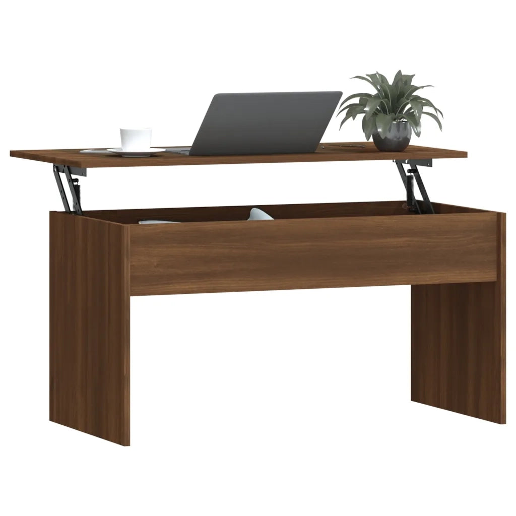 Tavolino Rovere Marrone 102x50,5x52,5 cm in Legno Multistrato cod mxl 12591