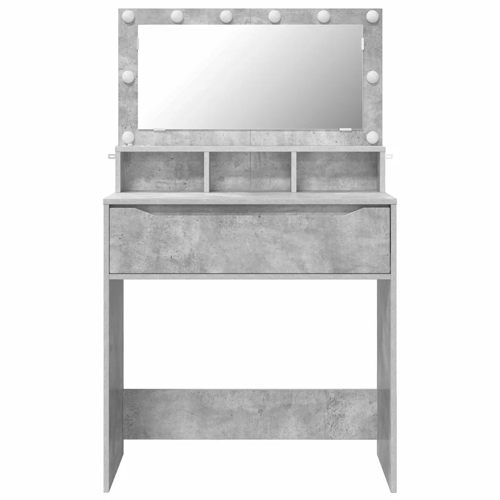 Tavoli da Trucco per Camera da Letto Grigio cemento
