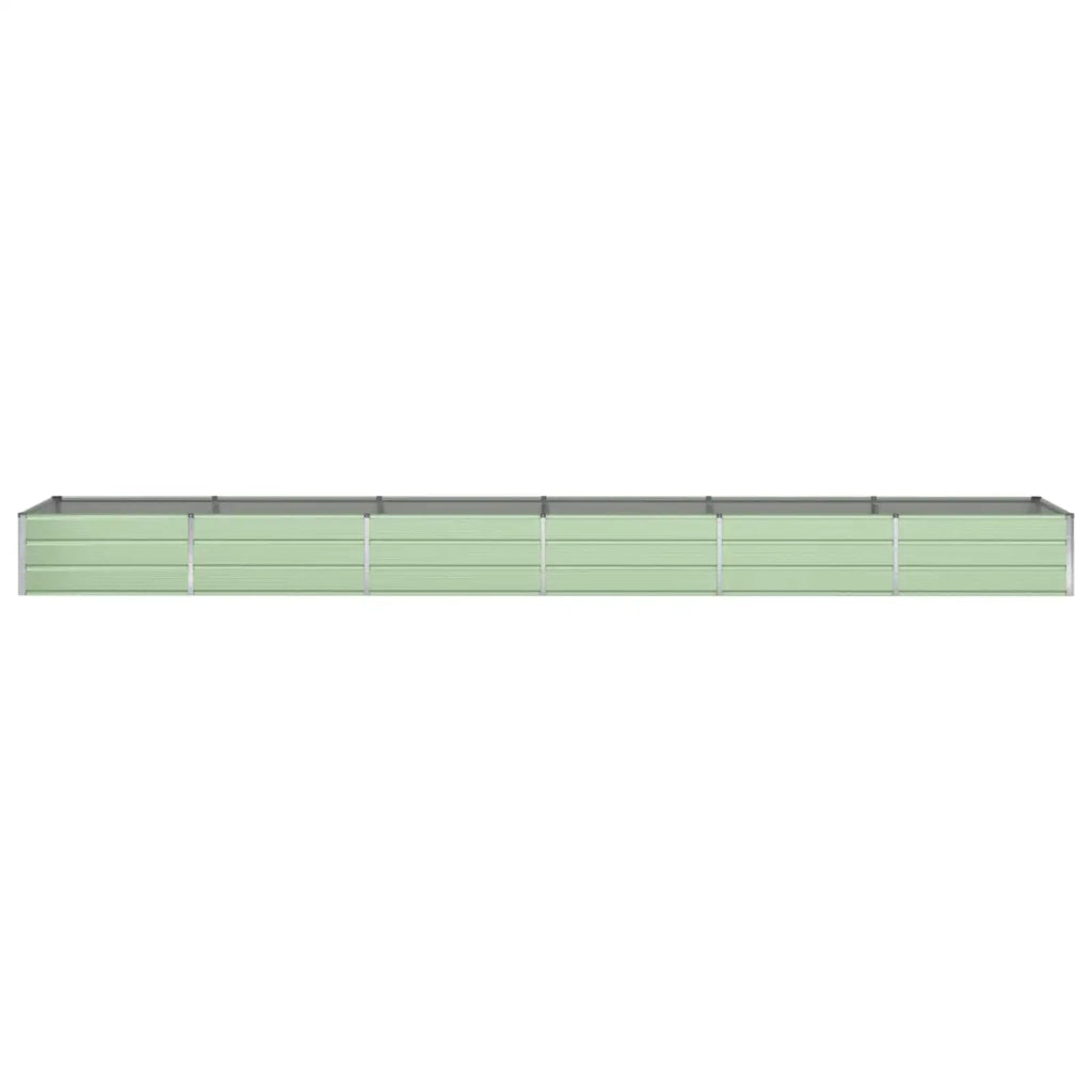 Fioriera Verde Pastello 580 x 100 x 45 cm Acciaio zincato
