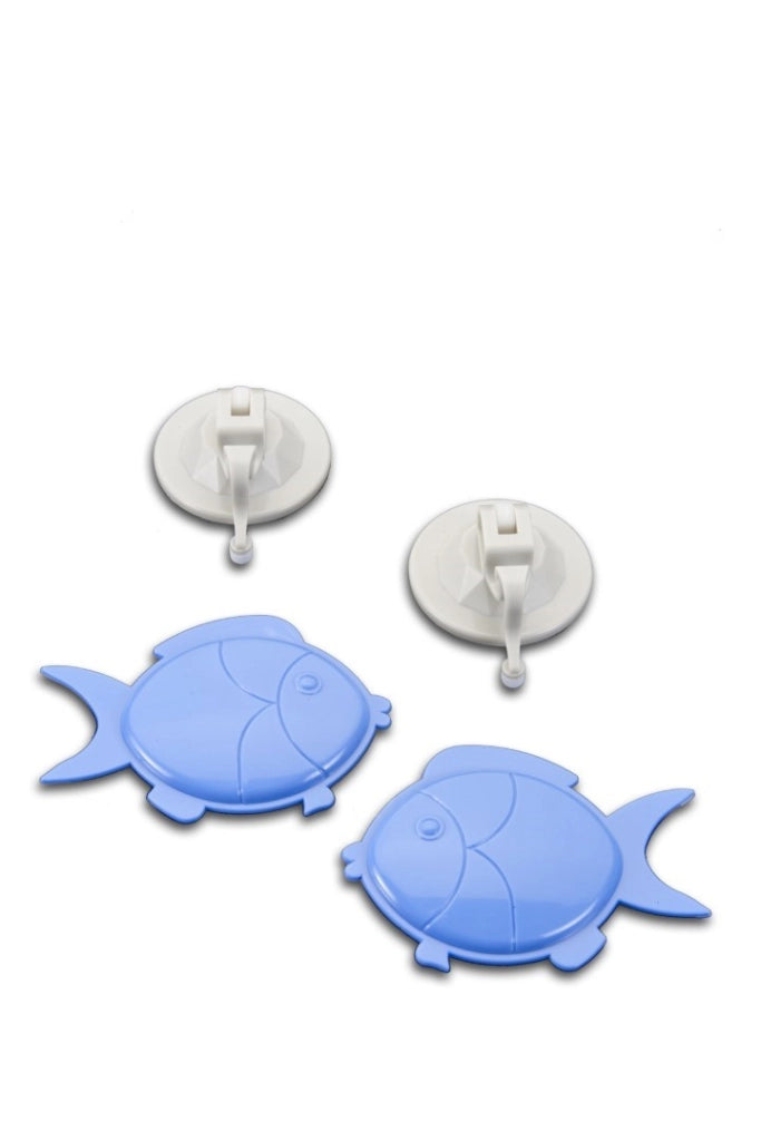 Set 2 Ganci A Ventosa Atlantis - Metaltex