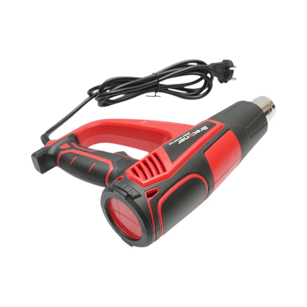 Pistola ad aria calda 2000W, 220V, flusso d'aria 300/500 l/min, 2 impostazioni di temperatura 50-600°C Breckner Germany