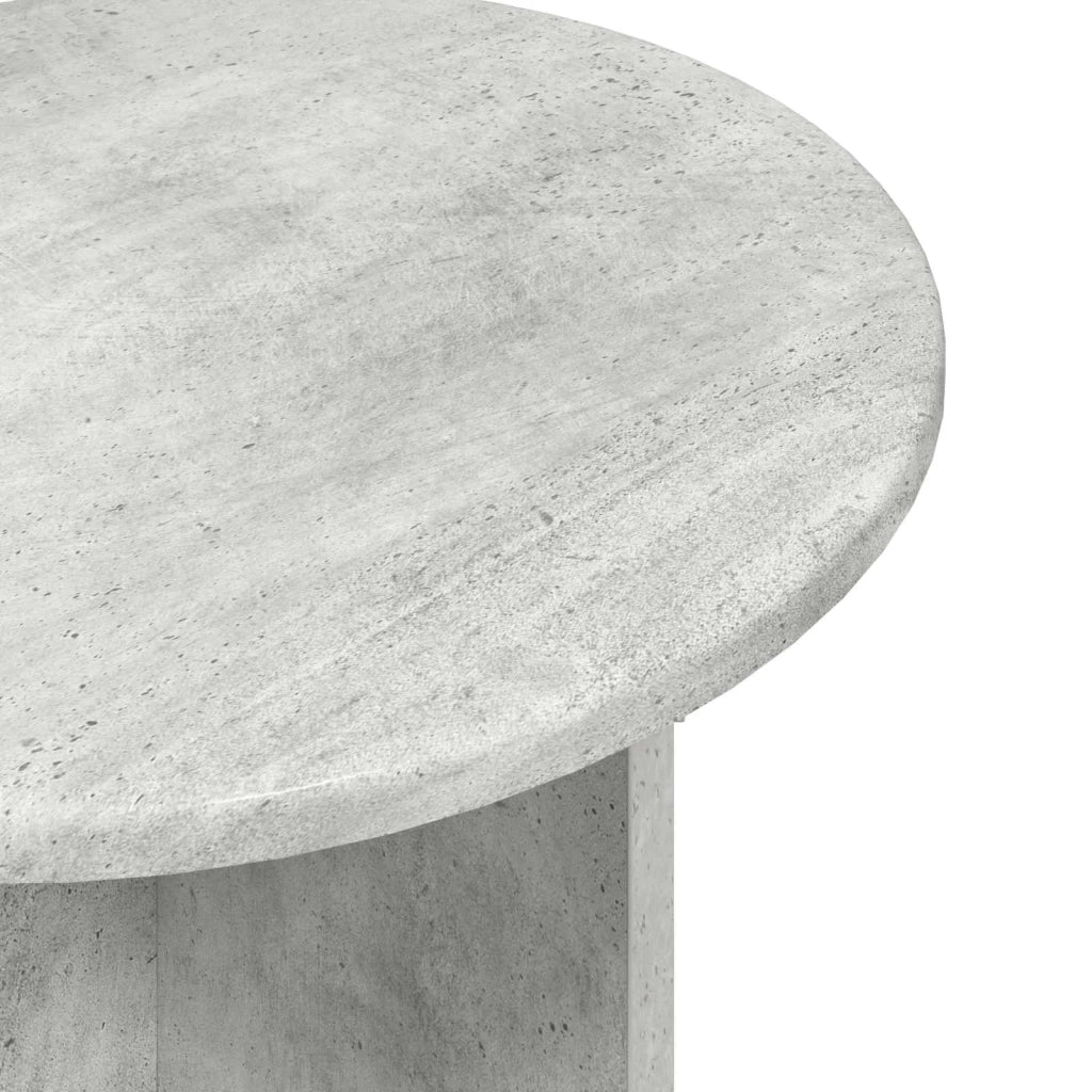 Set tavolini 2 pz Grigio Cemento Ø 45 x 45 cm 8001013