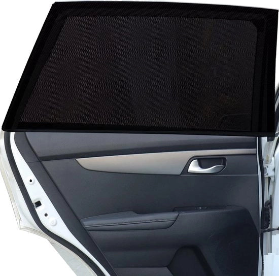 Zonnetenda universale per auto, protezione UV per vetri laterali, tessuto mesh, protegge passeggeri, bambini e animali domestici