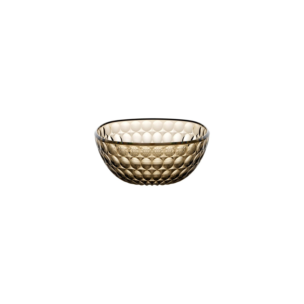 Contenitore Vanity Ø16 cm colore fumo 16 x 16 x H 7 cm