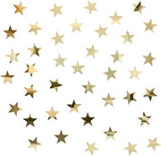 Set di 50 stelle dorate - Spiegolinee per parete 3D - Stickers per parete rimovibili in acrilico - Stelle autoadesive per camera da letto e soggiorno - Fai da te