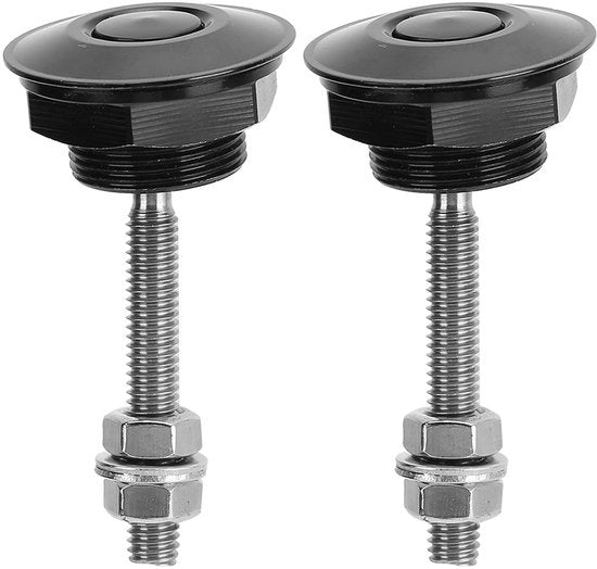 Capotto Motorizzato - 2 Pezzi - Montaggio Universale - Lega di Alluminio/Ferro - 22 mm/32 mm - Chiavi a Cassetta Multifunzione - Blocco Capotto