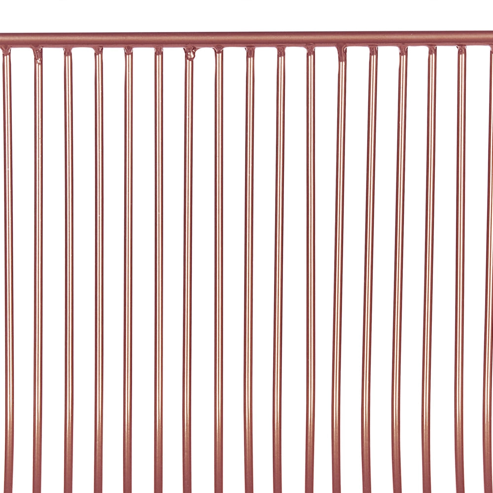 Set di 2 sgabelli in metallo oro rosa stile moderno contemporaneo soggiorno cucina sedie alte