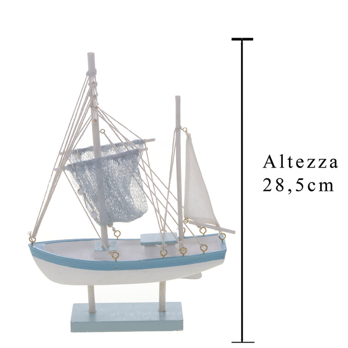Modellino Barca Pescatori Larghezza 39 cm
