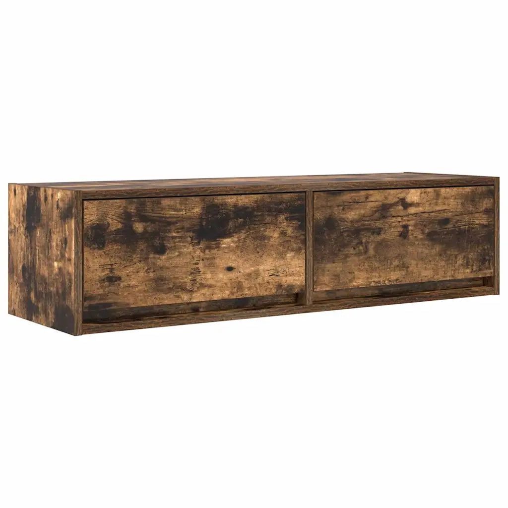 Mobile TV-Credenza per TV-Console TV Rovere fumo 100 x 31 x 25.5 cm Legno multistrato