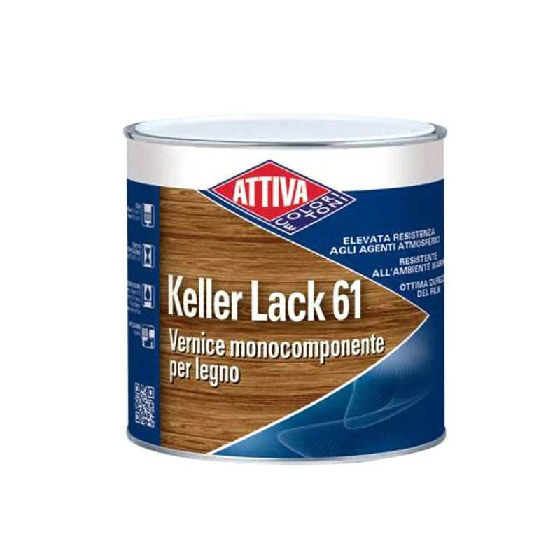 Vernice 1,00 Incolore Opaca Keller Lack Attiva