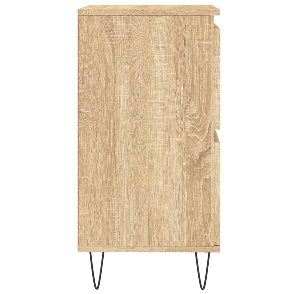 Buffet credenza cassettiera armadio mobile contenitore organizer cucina soggiorno rovere Sonoma 60 x 35 x 70 cm legno ingegnerizzato marrone 02_0031613