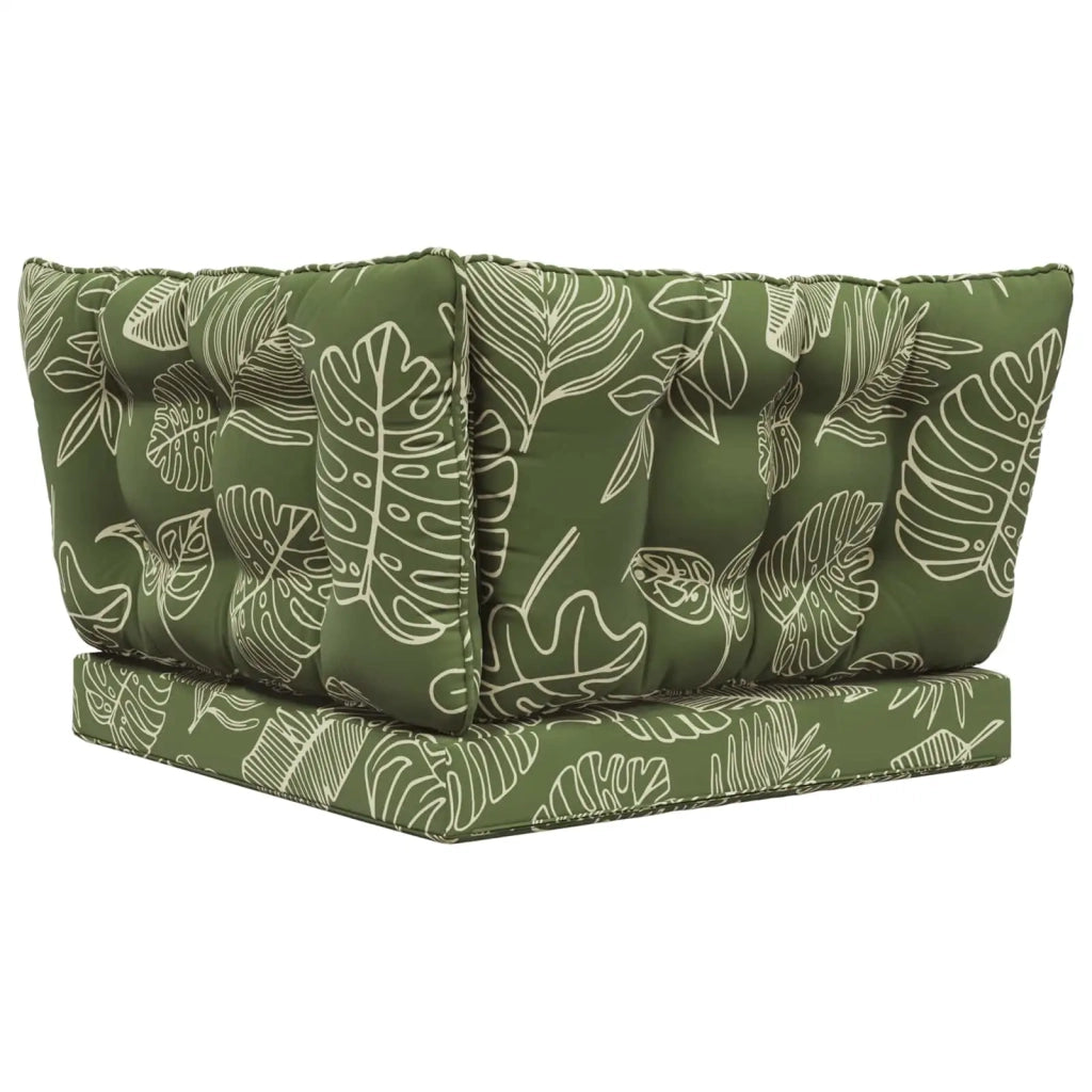 Cuscino per divano da esterno 3 pcs Design a foglia Poliestere