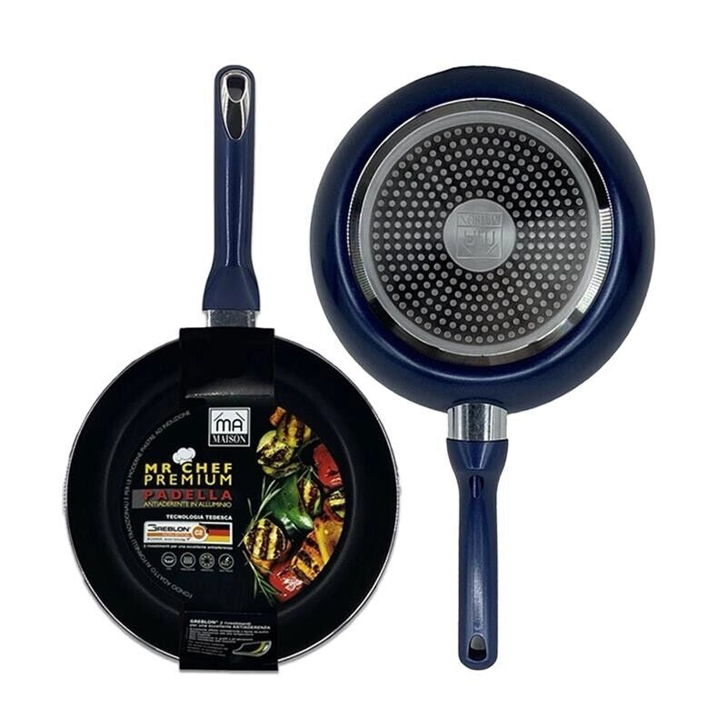 MA MAISON MR CHEF PREMIUM PADELLA CM.24 ANTIADERENTE IN ALLUMINIO CUCINA TRADIZIONALE E INDUZIONE