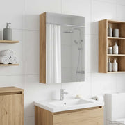 Mobiletto per specchio da bagno con porta Rovere Artigianale 889014
