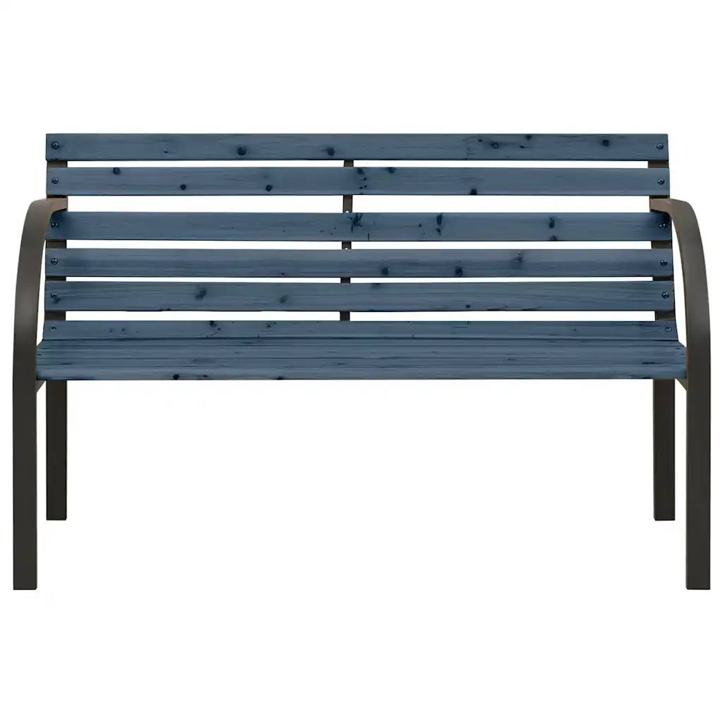 Panchina da Giardino | Panca da Giardino 81 cm in Legno di Abete Cinese Grigia