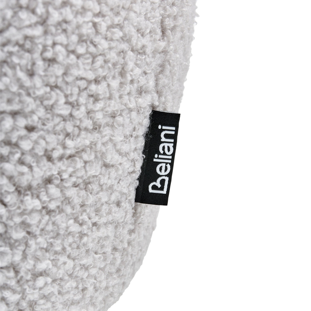 Poltrona per bambini Pinguino bouclé Grigio Imbottito Sedia bassa per bambini Forma