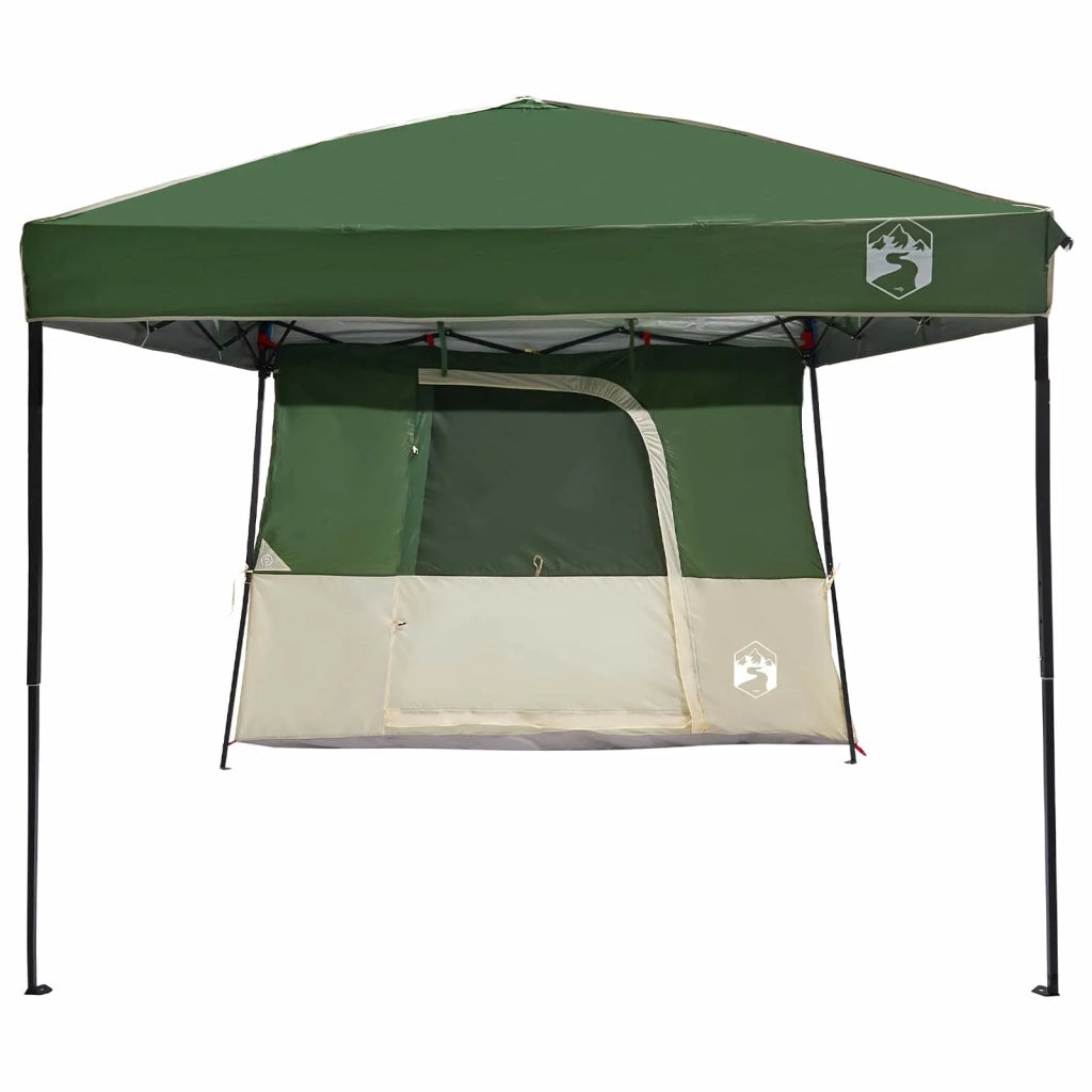 Set di Tende da Campeggio 2 pcs Verde Taffeta e Tessuto