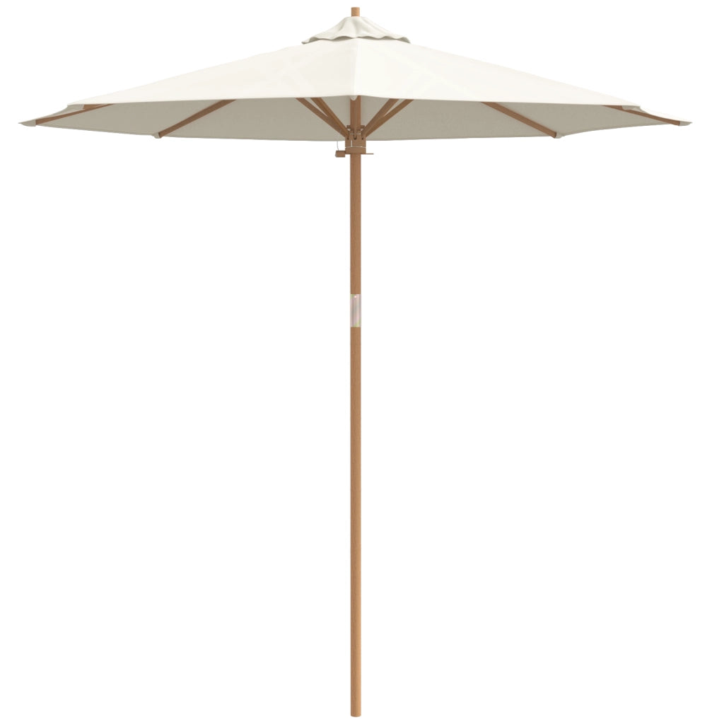 Parasol da giardino Bianco crema 240x260 cm BambÃ¹