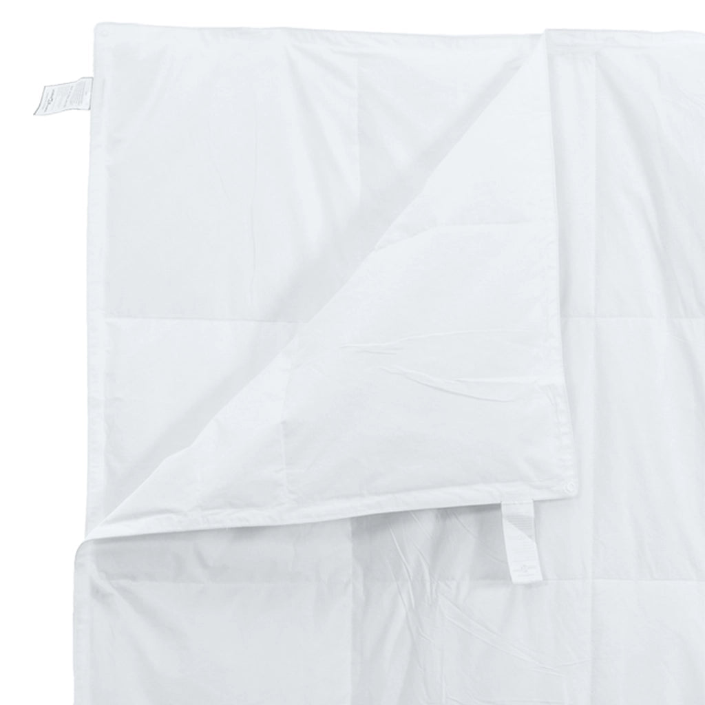 Set di Piumoni con cuscino 3 pcs Bianco Piuma d'anatra