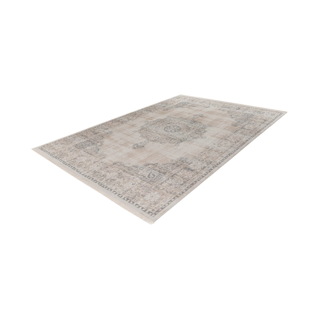 Tappeto Vintage Milan 100 in Grigio e Beige