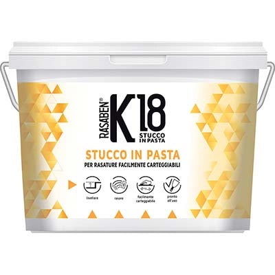 STUCCO PASTA RASATURA K18 K2 RASABEN  KG 20