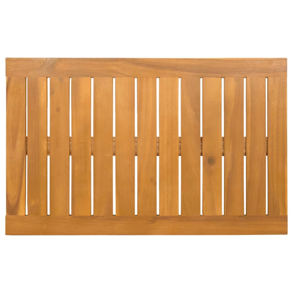 Tappeto da bagno Tinta unita Marrone 80 x 50 cm legno 42025268