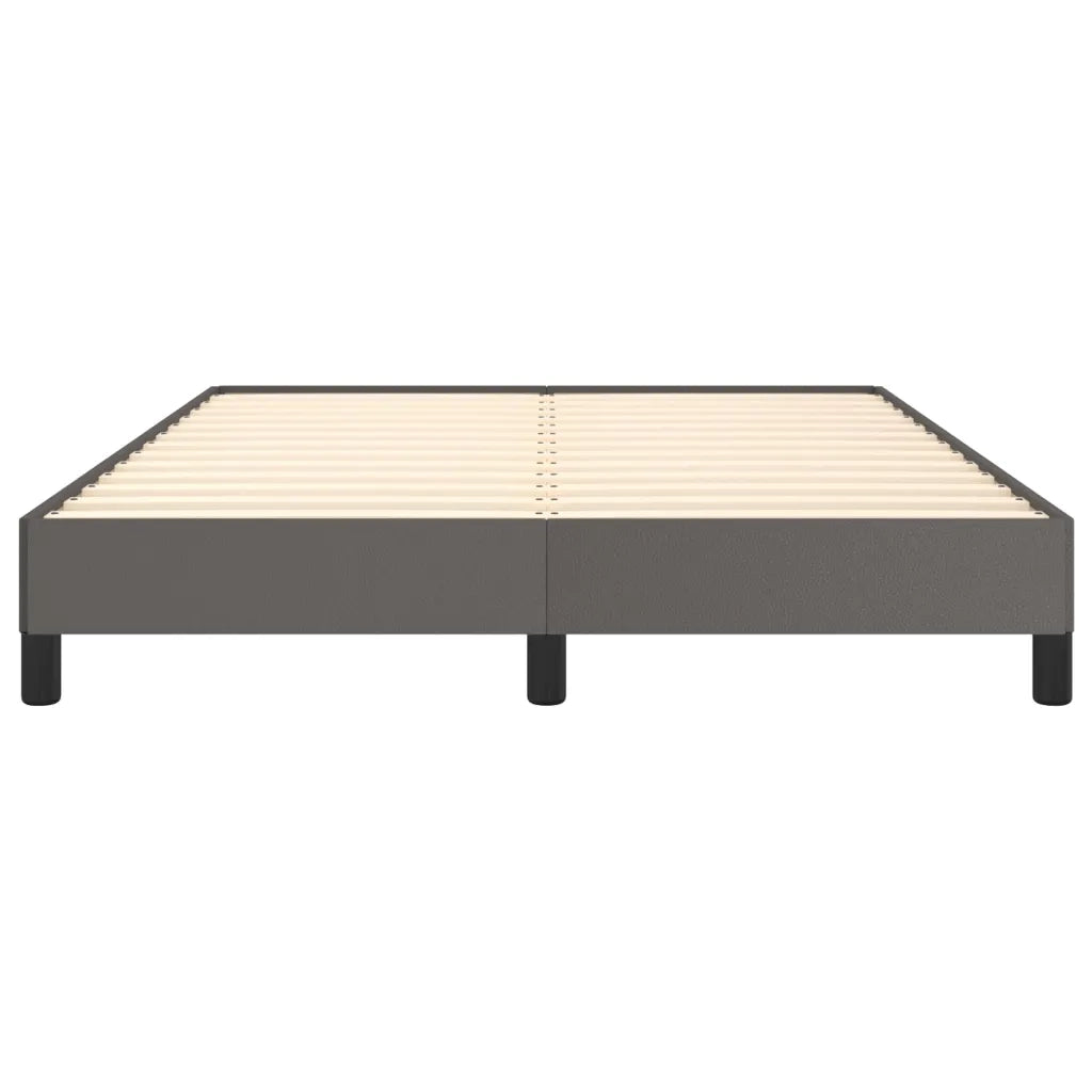 Giroletto-Struttura Letto Grigio 140x190 cm in Similpelle 931736
