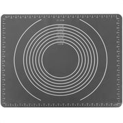 Mat Bak da Siliconio - Alternativa Duratura al Carta da Cucina - Perfetto per la Cottura di Biscotti, Pane e Pizza - Mat da Cottura Antiscivolo per Forno (1 pezzo - Grigio)