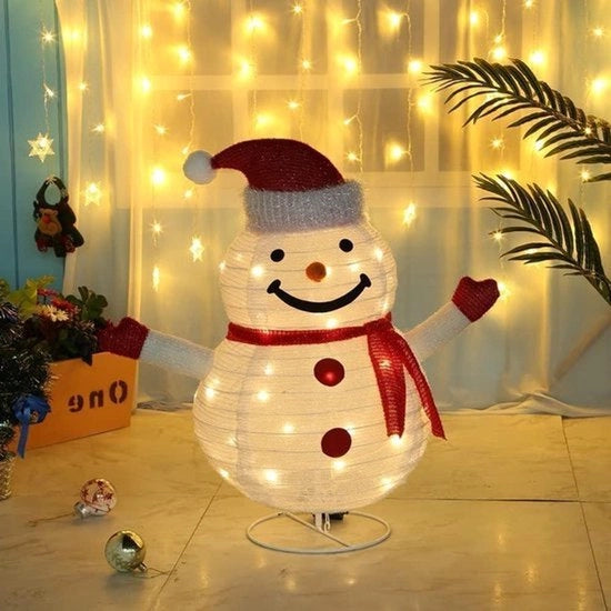 Decorazione di Natale da esterno 56 cm - decorazione da giardino pieghevole decorazione invernale