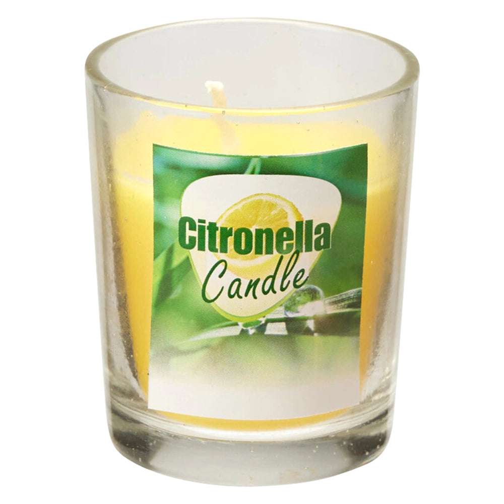 CANDELA ALLA CITRONELLA cm 5 x 6- 12 pezzi  - BricoGo