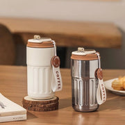 Moka termica intelligente con display a LED - Tazza in acciaio inossidabile per bevande calde resistente alle macchie