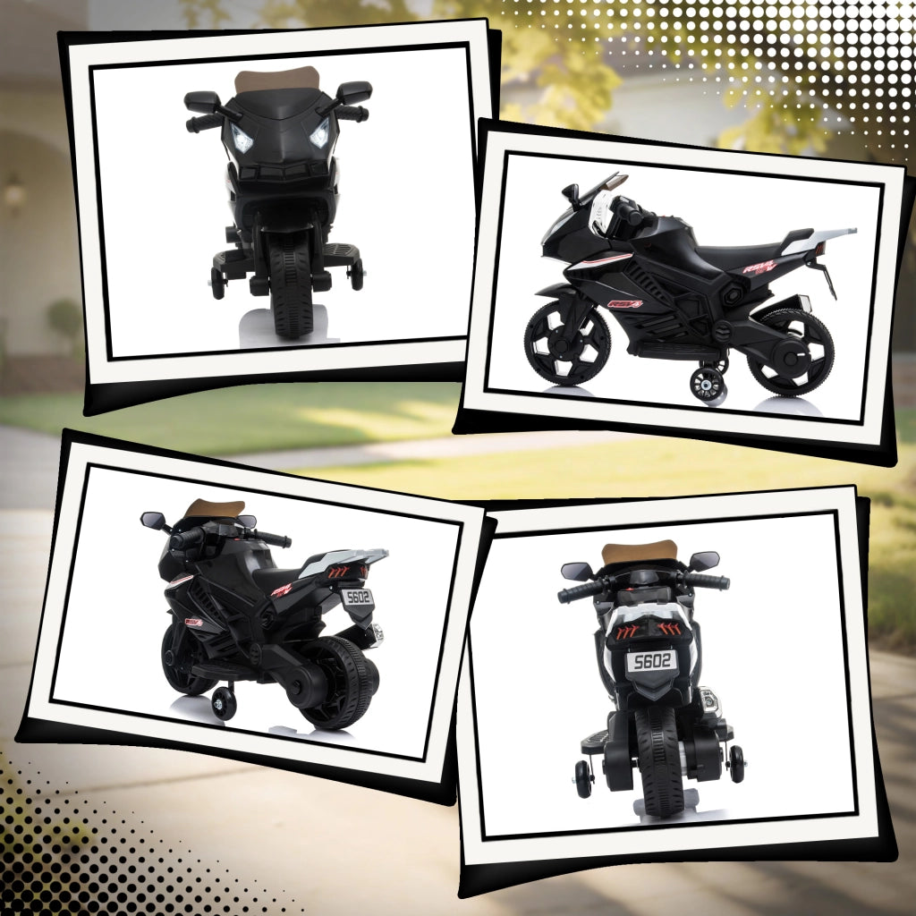 Moto Elettrica Bambini ¨C zephmum ¨C Nero 75x36x49cm