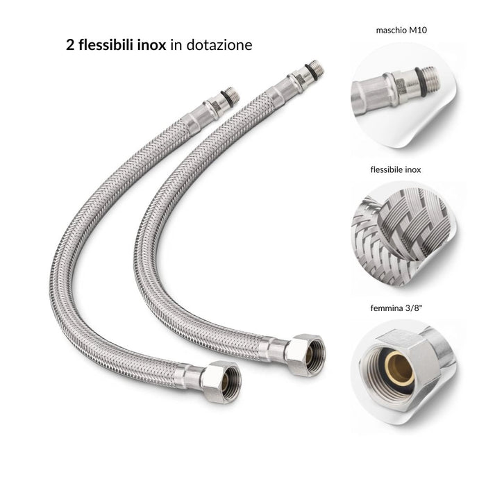 Miscelatore monoforo ottone cucina england one cromato erogazione orientabile *** confezione 1