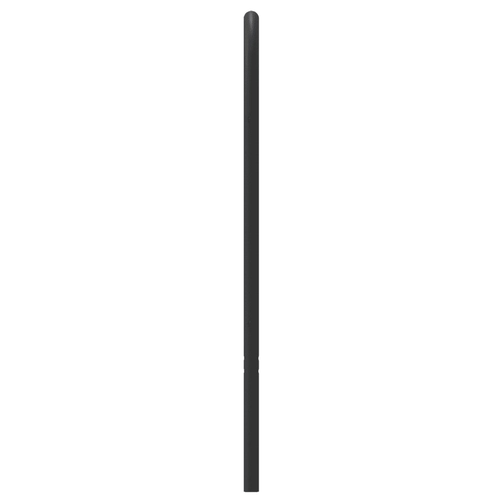 Testiera di Ricambio in Metallo Nero 200 cm 353673