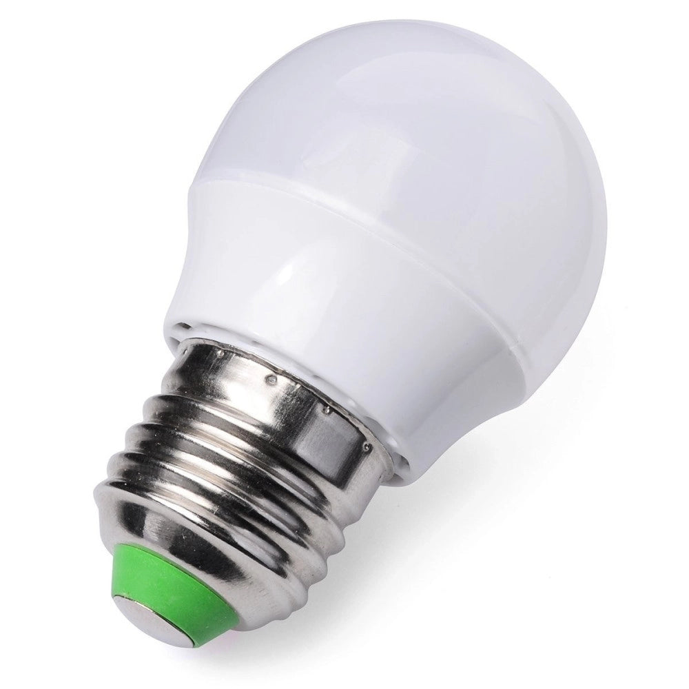 Trade Shop - Lampadina Globetto A Led Da 3w Con Copertura Bianco Latte A Luce Calda Set 10pz -