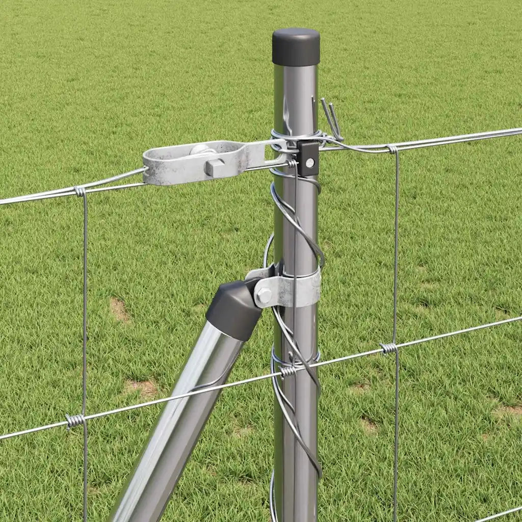 Palo della recinzione Zincato 50 x 1 m Acciaio