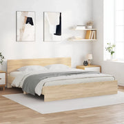 Giroletto con Testiera Rovere Sonoma 160x200 cm