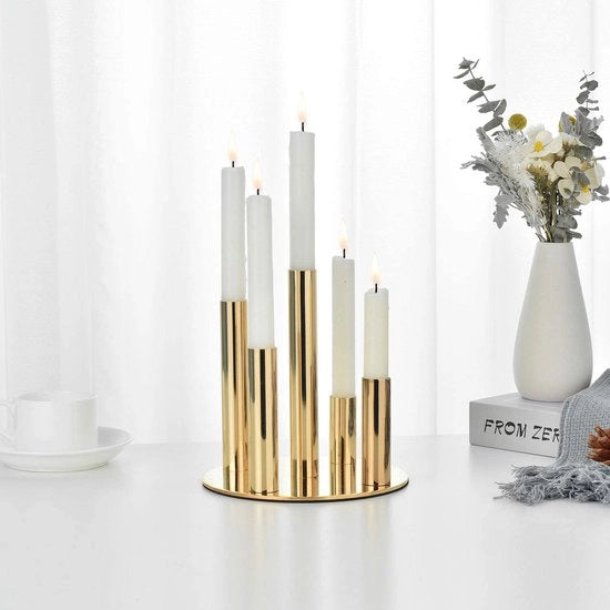 Sostegno di Candelabro - Supporto di Lusso per Candelabri - Supporto per Candelabri - Accessori per la Sala da Pranzo