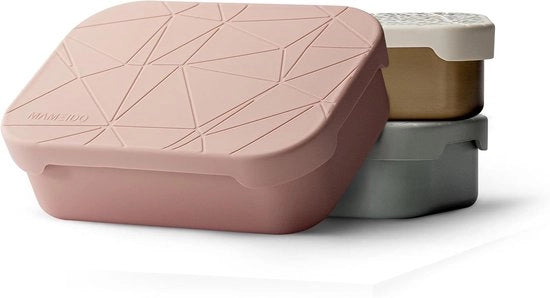 Borsa da picnic in acciaio inossidabile 800ml con distributore flessibile e coperchio in silicone, ideale per adulti e bambini