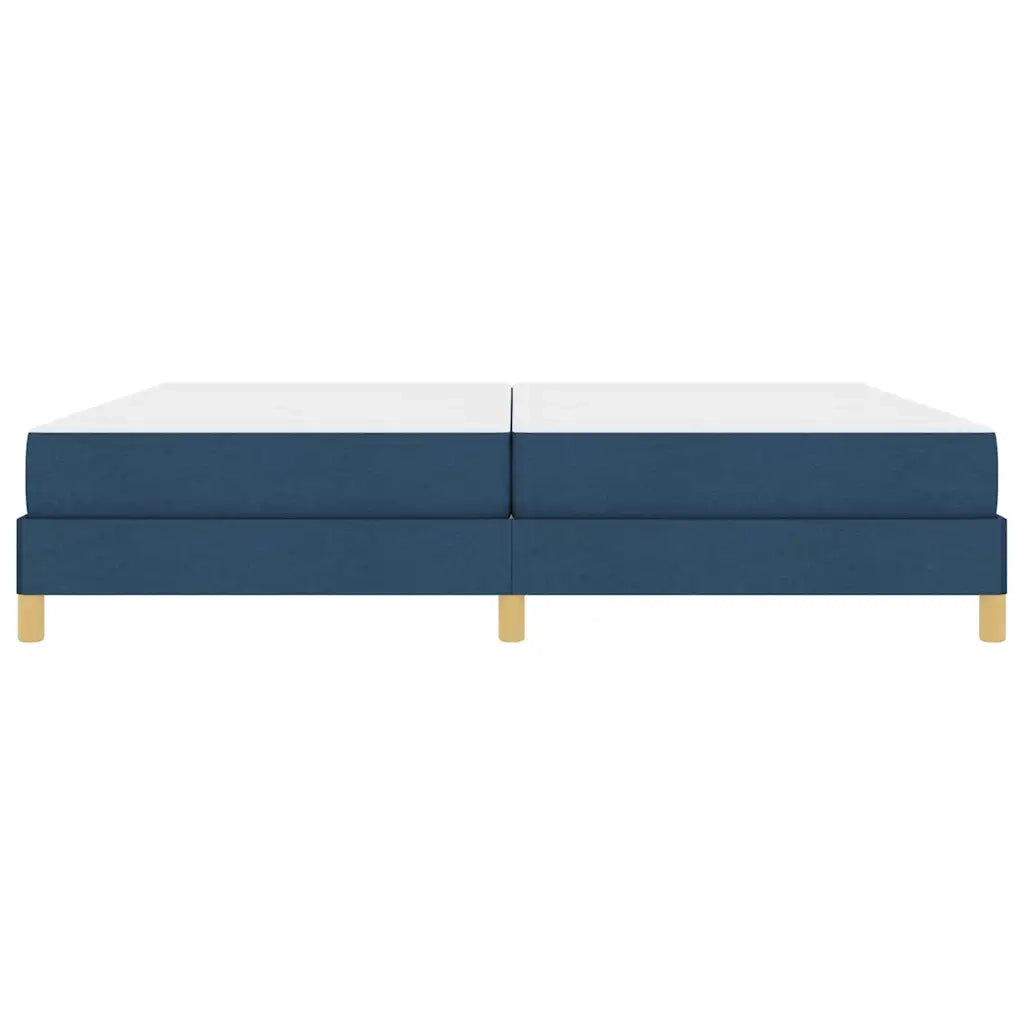 Letto a molle con materasso Blu 200 x 200 cm Tessuto 3398597