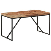 Tavolo da Pranzo 140x70x76 cm in Legno Massello Acacia e Mango cod mxl 24668