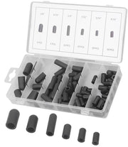 Set di tubi vuoto 80 pezzi - varie estremità di chiusura - prevenzione di perdite - leggero - contenitore di stoccaggio - materiale di gomma duraturo - connettori di tubo