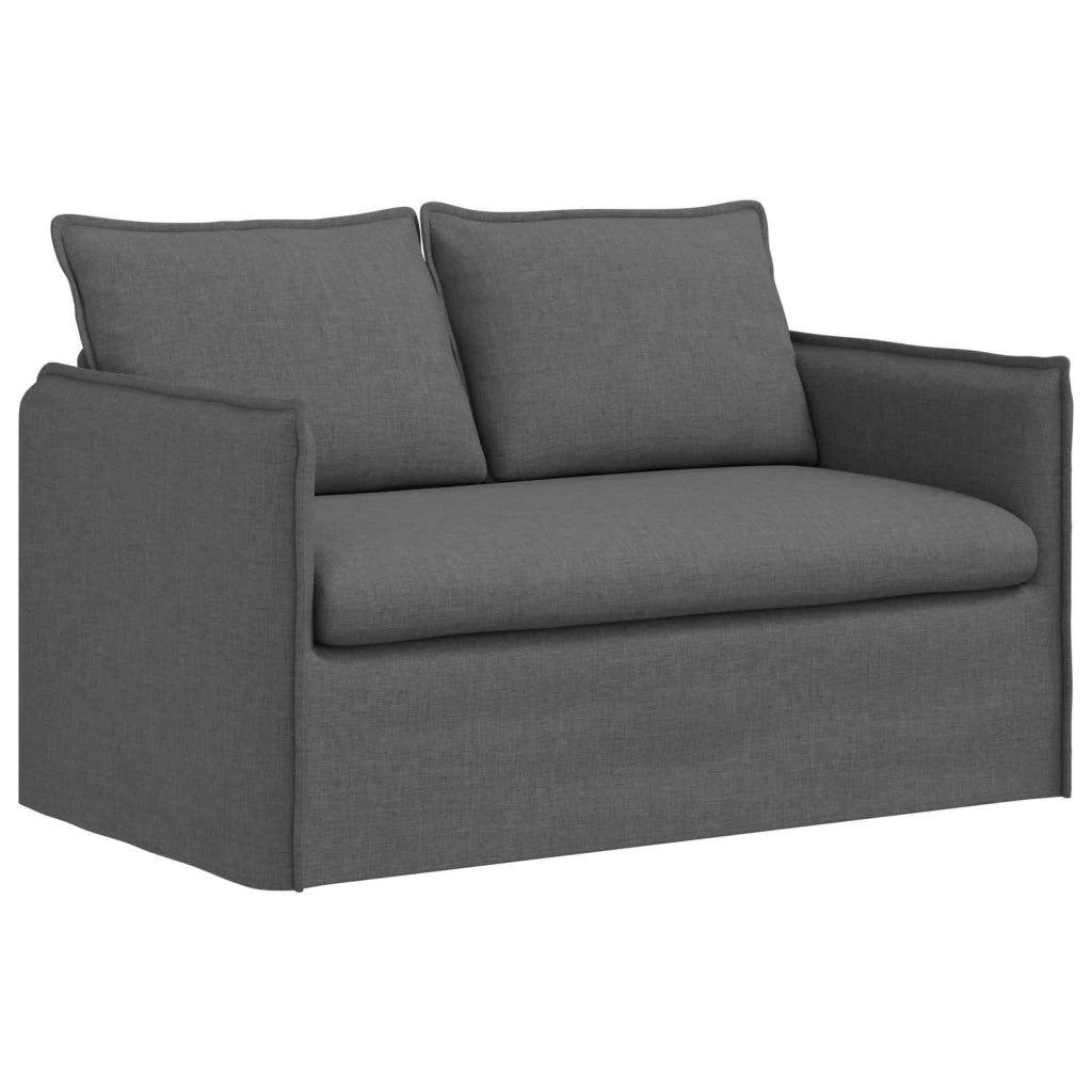 Divano Grigio scuro 136 x 82 x 85 cm Tessuto