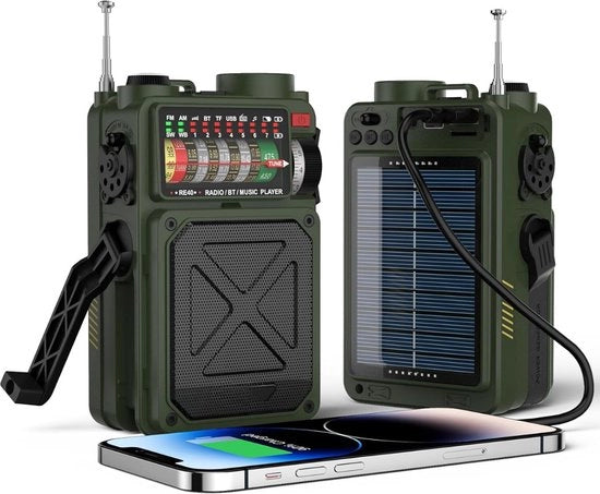 Radio di Emergenza - Kit di Emergenza - Radio a Batterie - Radio Portatile - Radio da Costruire - Radio di Emergenza 

Radio di Emergenza: 
- Codice del prodotto: 12345
- Modello: NR-01
- Batterie: 4 x AA
- Dimensioni: 12 x 8 x 6 cm
- Peso: 300 g