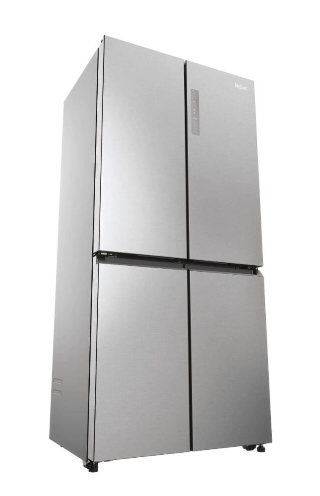 Haier Multidoor HCR3818ENMM ClasseE 467lt-Platino, Stainless steel