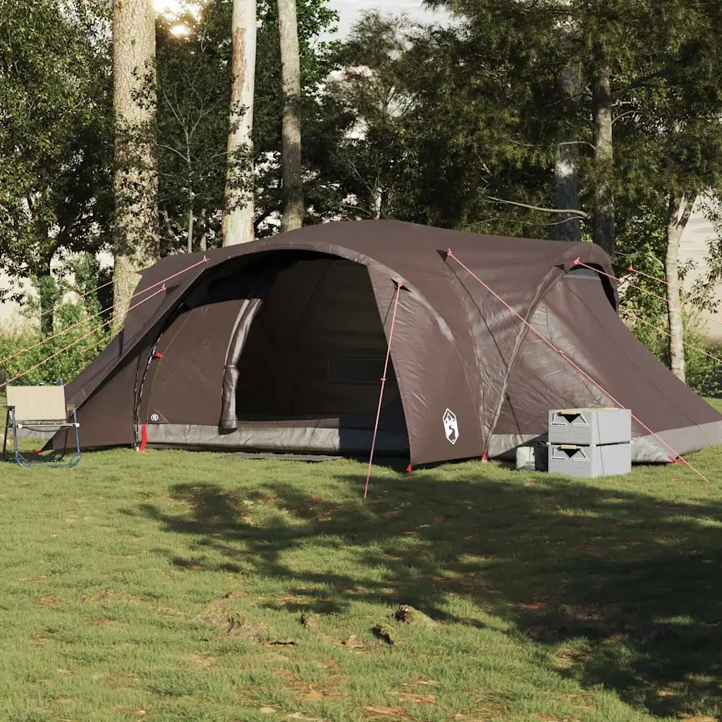 Tenda da Campeggio a Cupola per 6 Persone Marrone Impermeabile 4009471