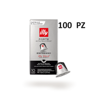 Caffè illy tostato forte in capsule compatibili - 10 confezioni da 10 capsule (100 capsule)  25452