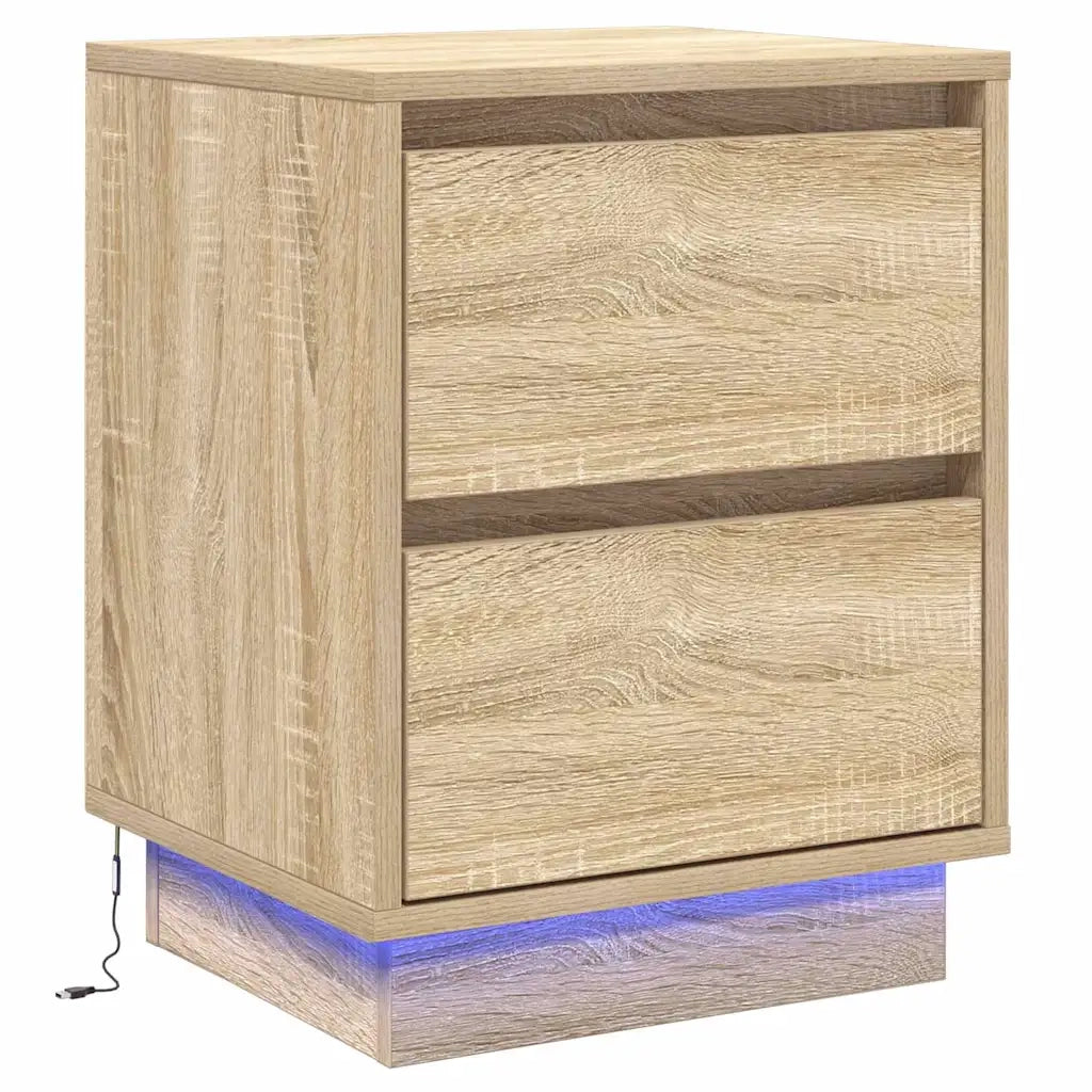 Armadio da Notte 2 pcs Rovere Sonoma 39 x 34,5 x 50 cm 869615