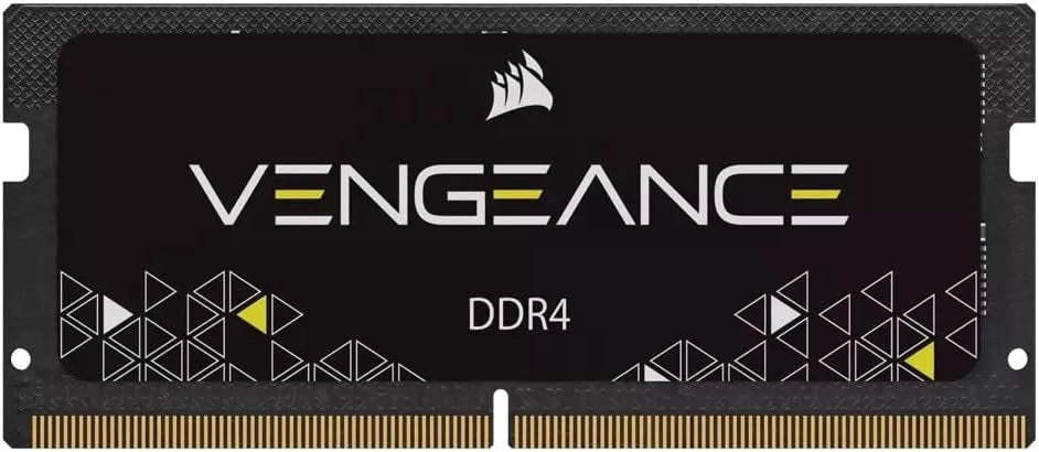 VENGEANCE SODIMM 16 GB (1x16 GB) DDR4 3200MHz CL22 Memoria per Laptop/Notebook (Supporto Processori Intel Core di 11th Generazione) Nero