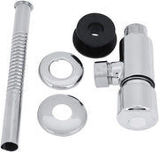 Pompa di scarico universale per WC - Corrosione resistente - Facile da installare - Laccato - Dimensioni 10x5 cm - Valvola di scarico per WC